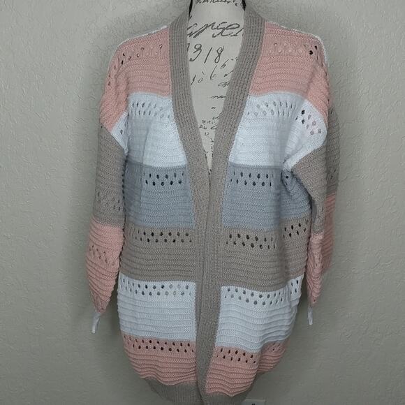 Shein Open Front Cardigan Sweater Size 8/10 - Picture 1 of 5